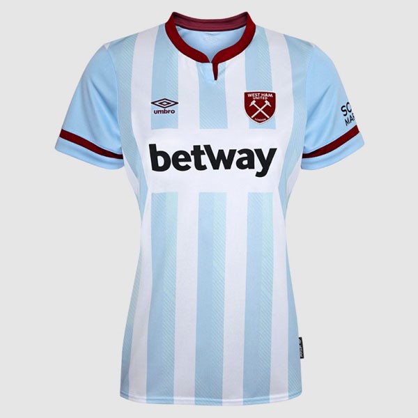 Camiseta West Ham United 2ª Mujer 2021-2022